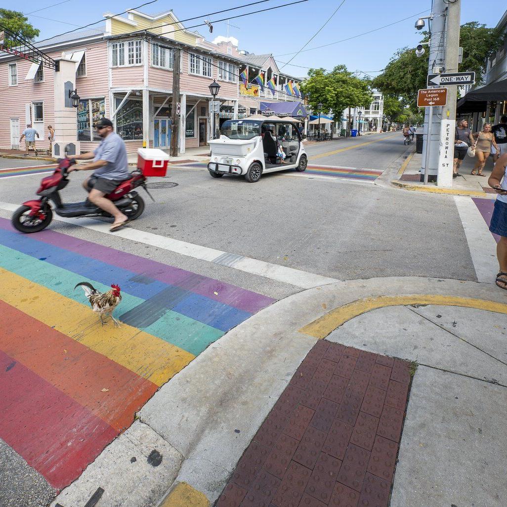 Florida puts rainbow crosswalks in the crosshairs, as cities face deadlines to remove them